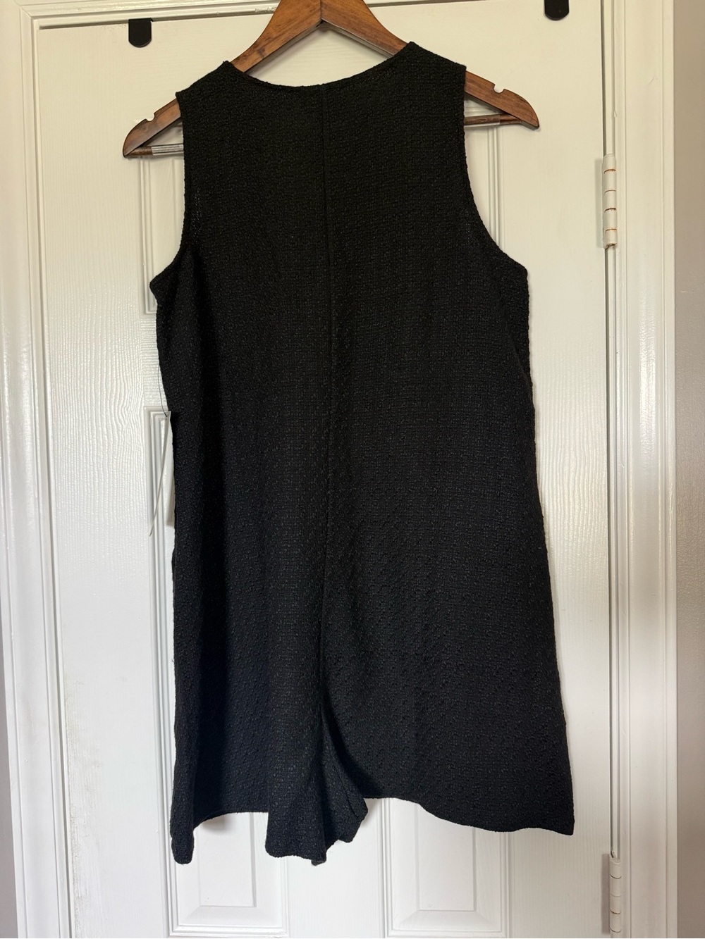 NWT Tuckernuck Myla Black Textured Romper size XS - Picture 3 of 4